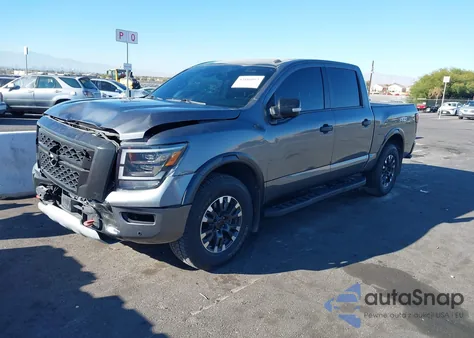 2021 Nissan Titan Pro-4X 4X4 из США, поврежденный, VIN 1N6AA1ED1MN526145